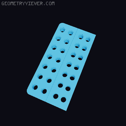 Prusa and Flashforge Nozzle Trays 3D model thumbnail