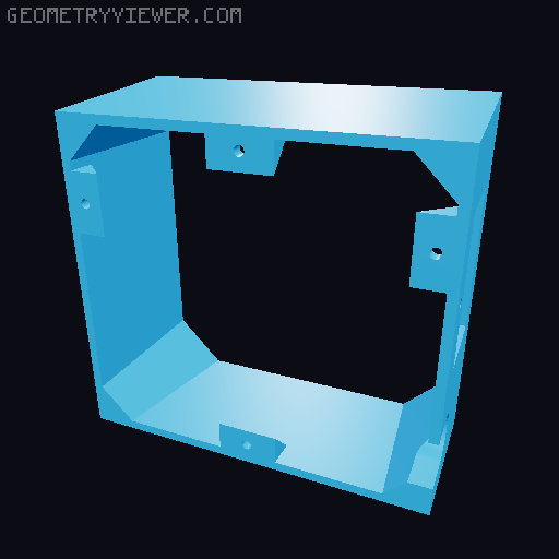 IKEA LACK Enclosure Remixes 3D model thumbnail