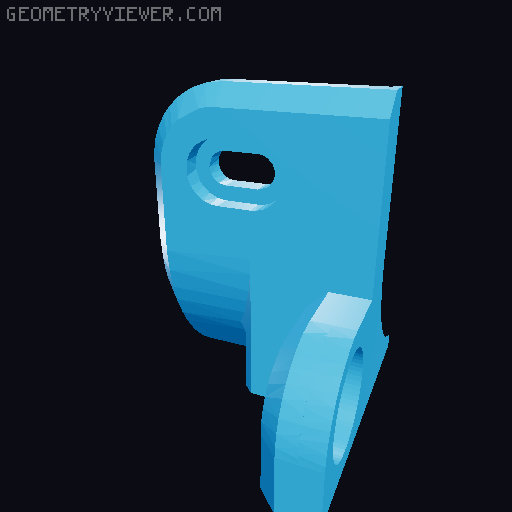 Bento Mini Magnetic Mount (universal) 3D model thumbnail