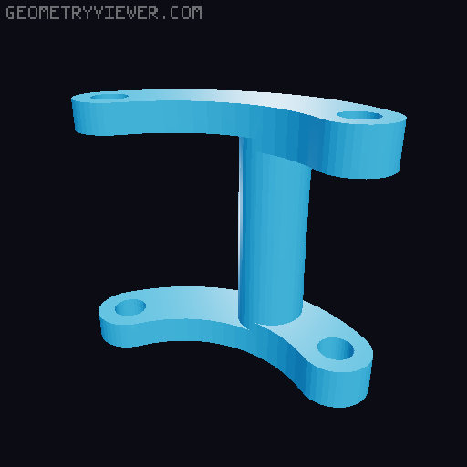 Mini ex wire quick connect boom 3D model thumbnail