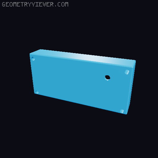 LCD 1602 Mount 3D model thumbnail