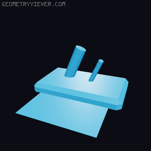 Skeleton Hand Bookstop 3D model thumbnail