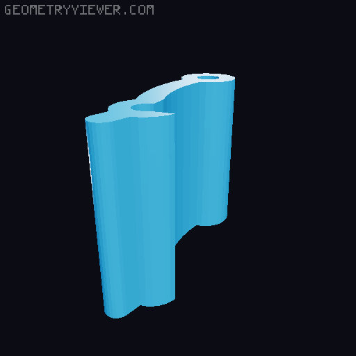 Oral-B toothbrush case 3D model thumbnail