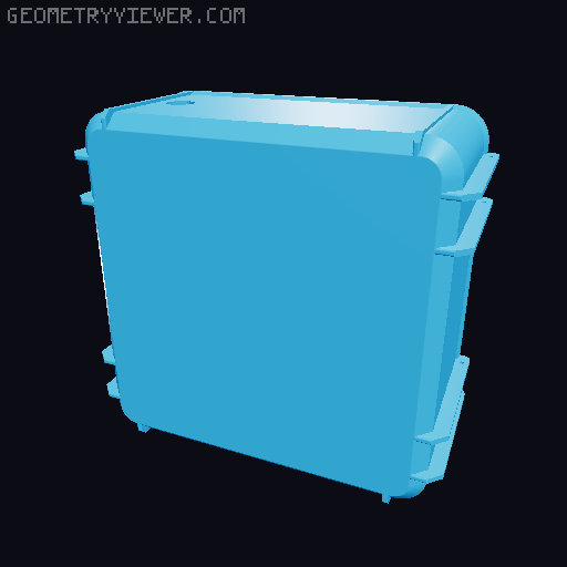 Filament Dry Box 3D model thumbnail
