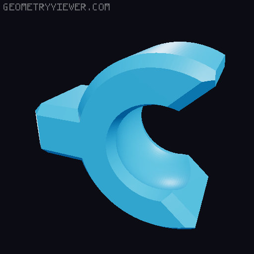 A13 - Back Addons 3D model thumbnail