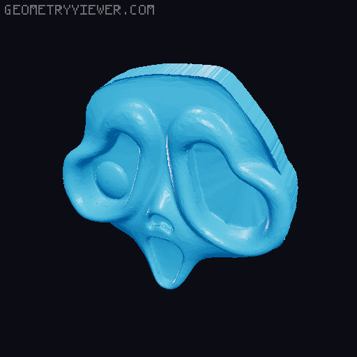 GhostFace Muiltipart  3D model thumbnail