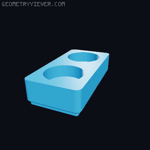 Gridfinity NUUN Tube Storage 3D model thumbnail