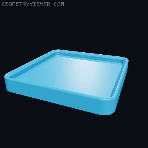 Gridfinity Bins with hinged lids 3D model thumbnail