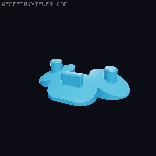 OK Trophy with eyes 3D model thumbnail