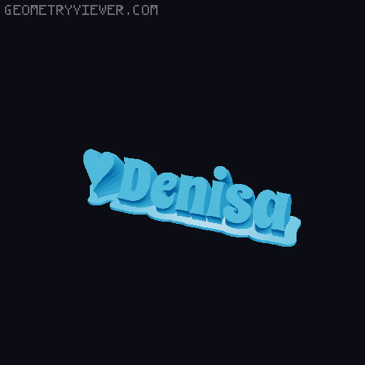 Valentine sculpture 3D model thumbnail