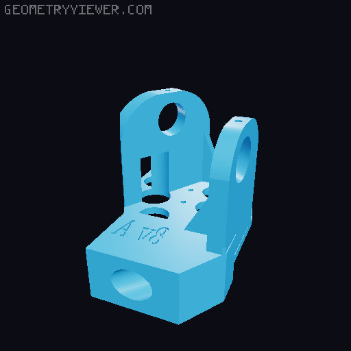 Charlees Props Wave Arch pixel prop brackets 3D model thumbnail