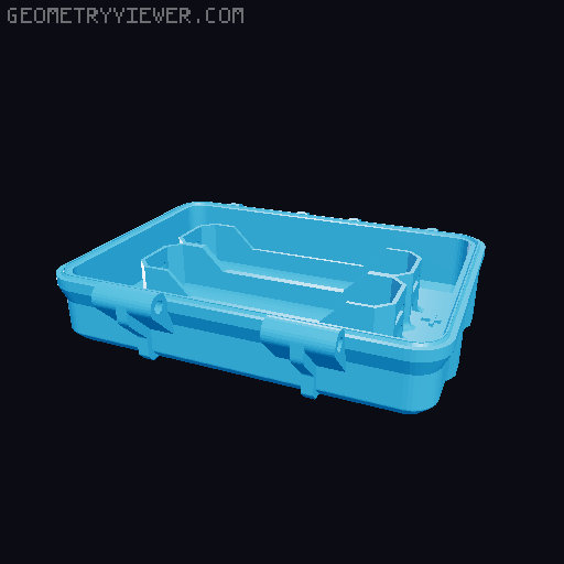 Meshtastic rugged box for RAK 19007 3D model thumbnail