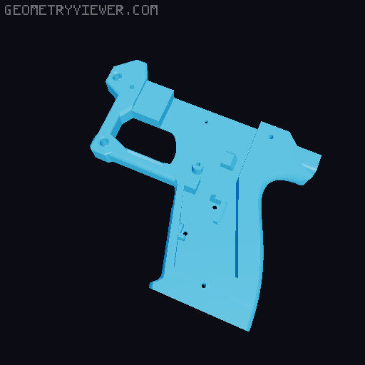 Protean Zinc Grip 3D model thumbnail