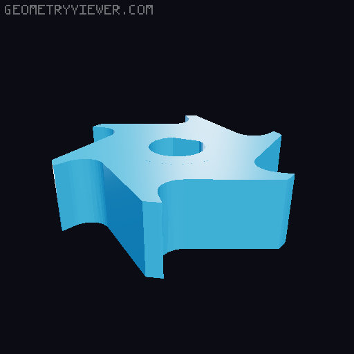 One way Gear Clutch for Motor Drive 3D model thumbnail