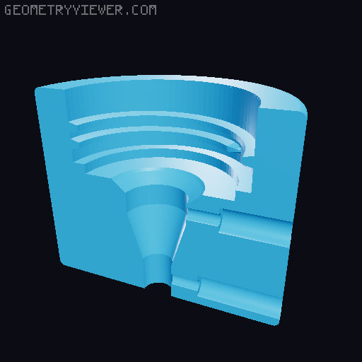 Venturi Pipe For Physics Demonstration 3D model thumbnail