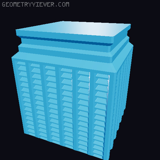 Prismatic Vase Mode Silica Gel Container. Super fast print 3D model thumbnail