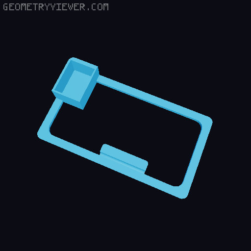 Ricoh GR III Case 3D model thumbnail