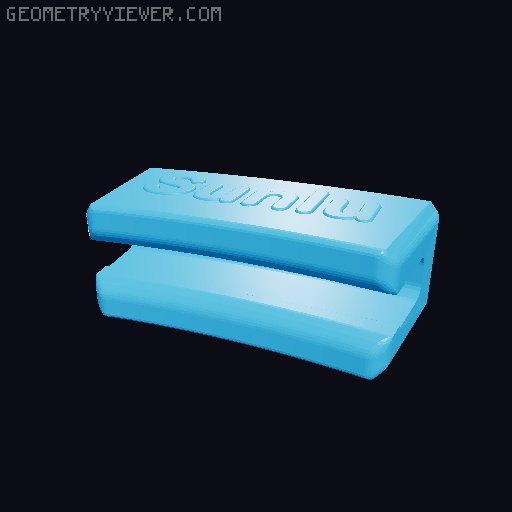 RimLock Filament Clip 3D model thumbnail
