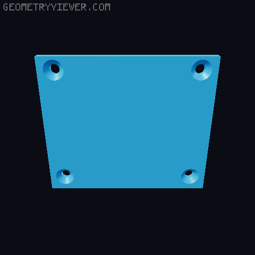 Electric Skateboard Wall Mount 3D model thumbnail