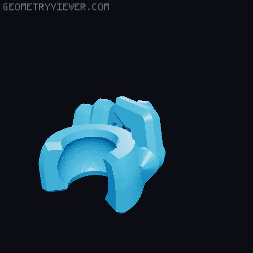 Dummy 13 (Oct. 2023) Middle finger(s) 3D model thumbnail