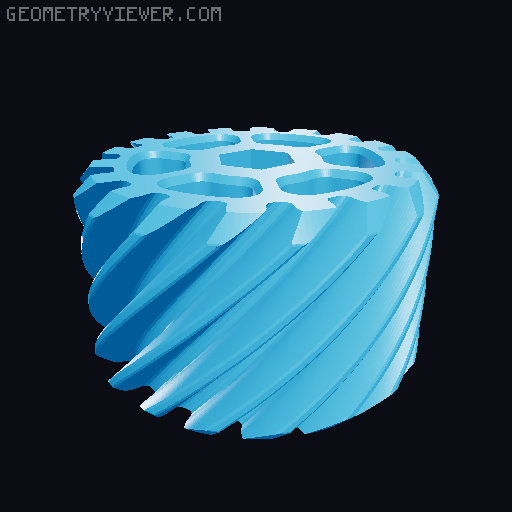 Gear spinner - 608/635 bearing versions 3D model thumbnail