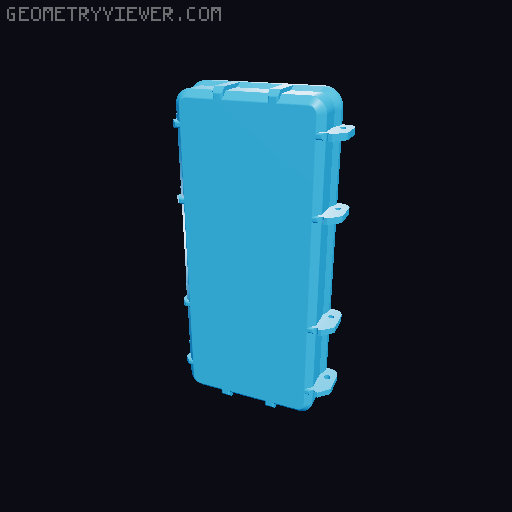 Rugged Box - Money Box [USD] 3D model thumbnail