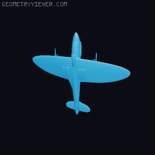 supermarine spitfire Mk. XIV c, Mk. XIV E, and FR Mk. XIV 3D model thumbnail