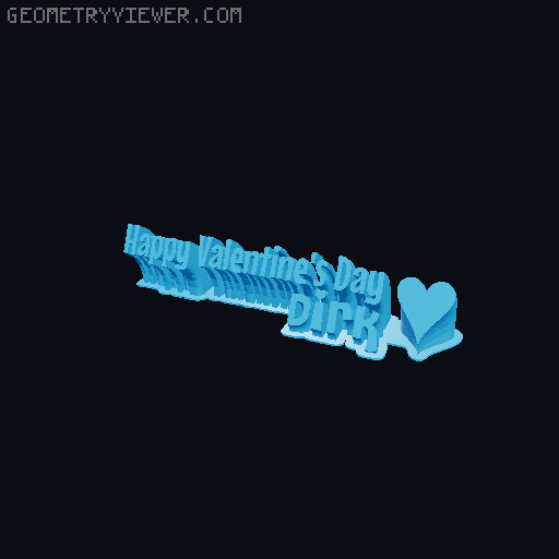 Happy Valentines Day... 3D model thumbnail