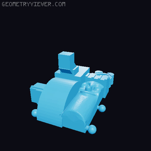 La Grande Combinacion - Poseable Figure 3D model thumbnail