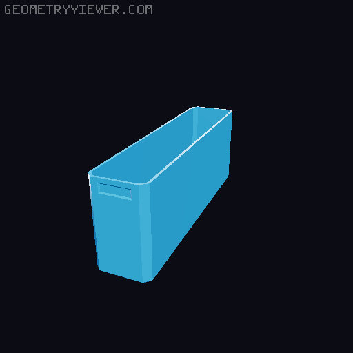 Rugged Box Thinner Inserts 3D model thumbnail