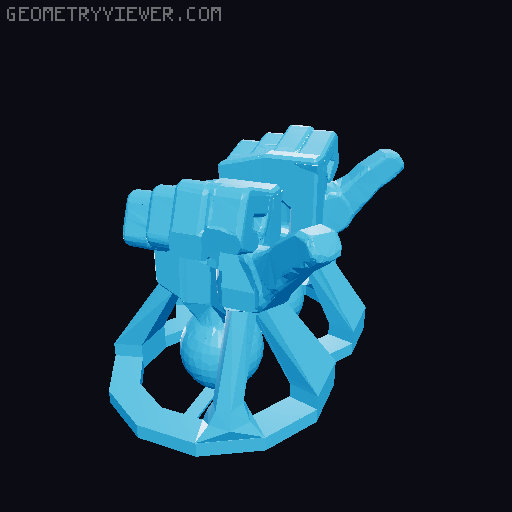 Lucky 13 Hands Compilation (with extra adhesion) 3D model thumbnail