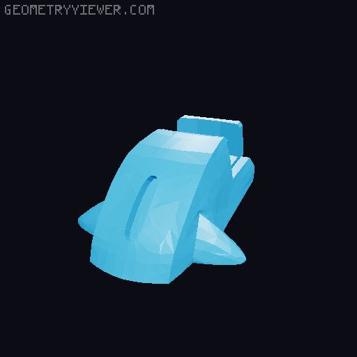 Lucky 13 Medabots Accessories 3D model thumbnail