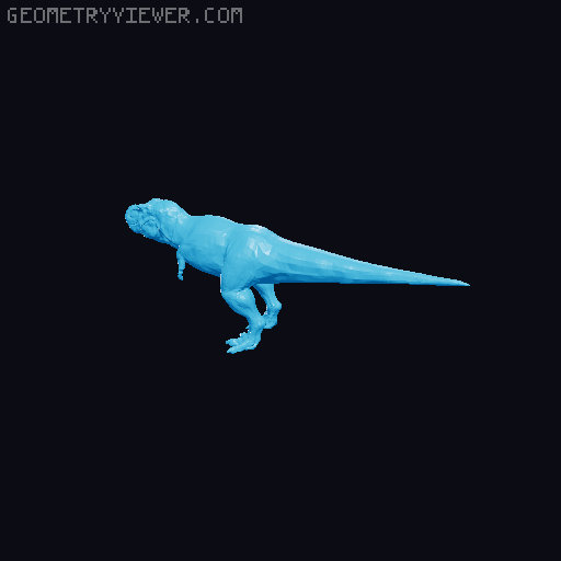 Thicc T.rex  3D model thumbnail