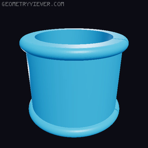 hand guard mount spacer 3D model thumbnail
