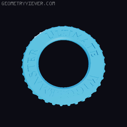 Wigglegram lens for Sony NEX 3D model thumbnail