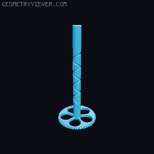 Pastamatic Remix: 5Kg to 5Kg Spool Winder 3D model thumbnail