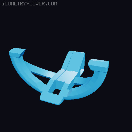 Rocinante Gimbal Stand 3D model thumbnail