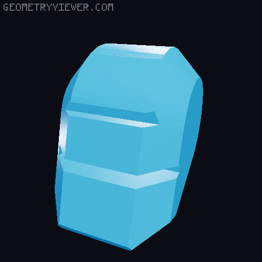 Dummy 13 heads. 3D model thumbnail