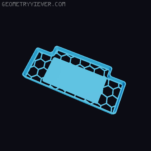 Retroid Pocket 3+ rugged travel case 3D model thumbnail