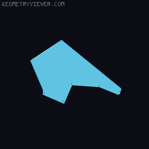 Flying V Guitar 3D model thumbnail