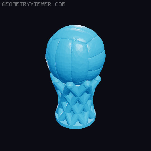 Sports Ball Mega Multi Pack Custom DJ Wormhole Knobs Set - Football Basketball Golf Tennis Baseball and More 3D model thumbnail