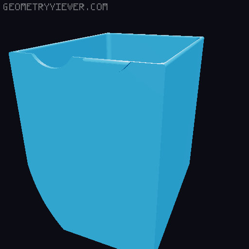 Ikea METOD drawer organizer 3D model thumbnail