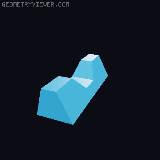 Glock Fidget Keychain 3D model thumbnail