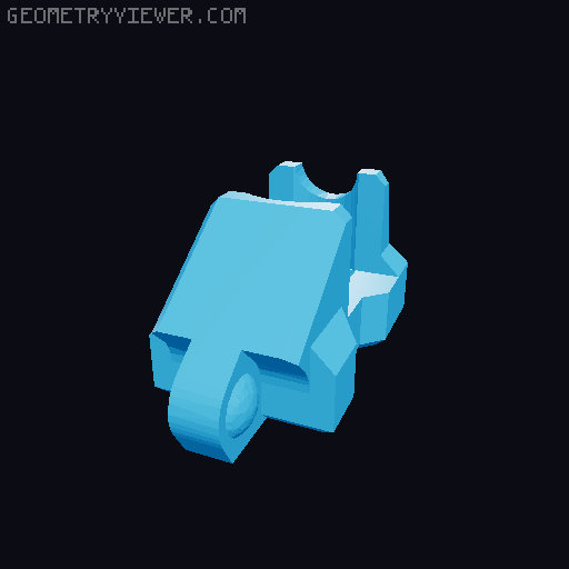 Ketupat Kepat Prekupat - Poseable Figure 3D model thumbnail