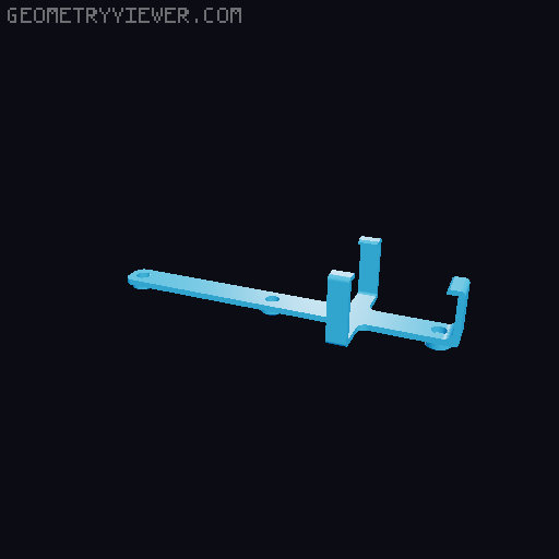 Pistol air mouse 3D model thumbnail