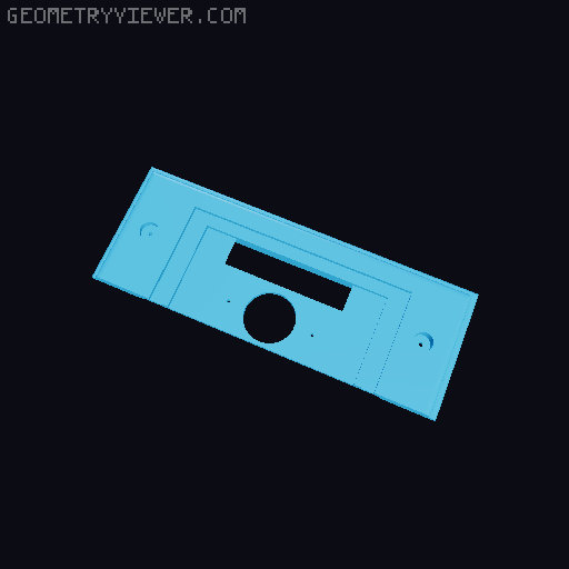 Wall Chime Clock 3D model thumbnail
