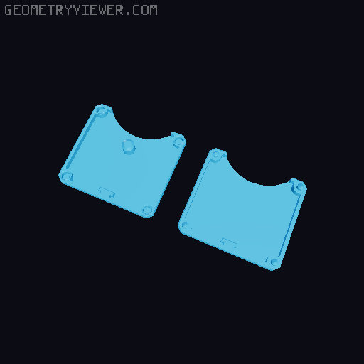 Fidget Clicking Wheel V2.5 3D model thumbnail