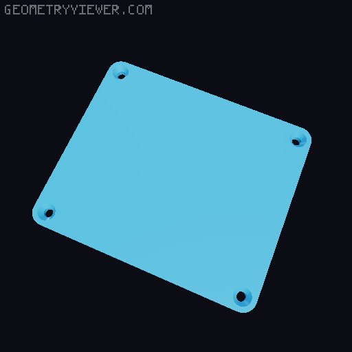 Junction_box m20 m28 glands adjustable 3D model thumbnail
