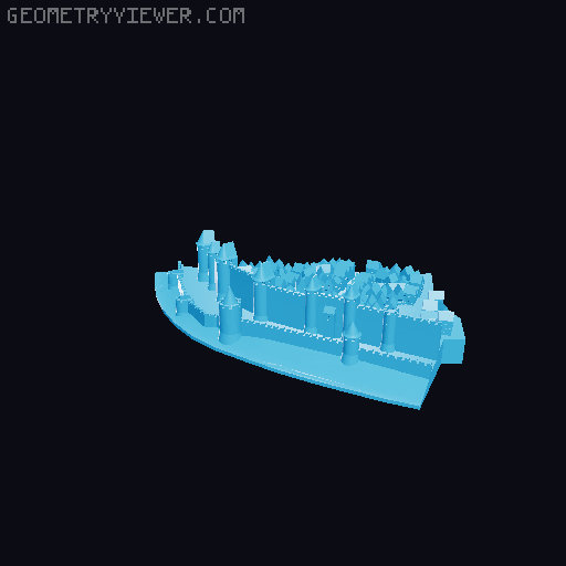 What is this? A Carcassonne for ants?   3D model thumbnail