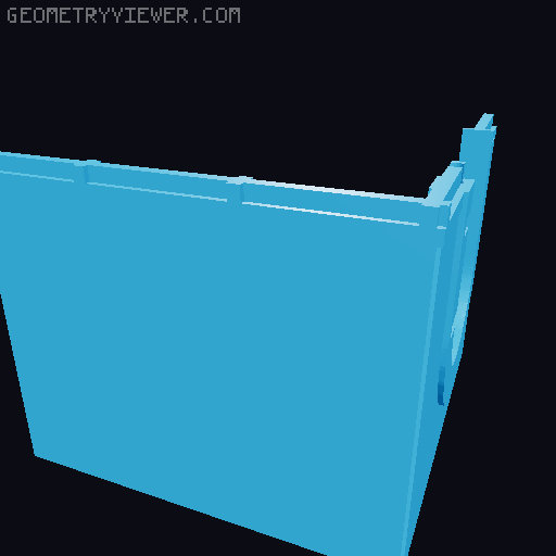 Plain Modular Terrain Walls (DND / TTRPG) 3D model thumbnail